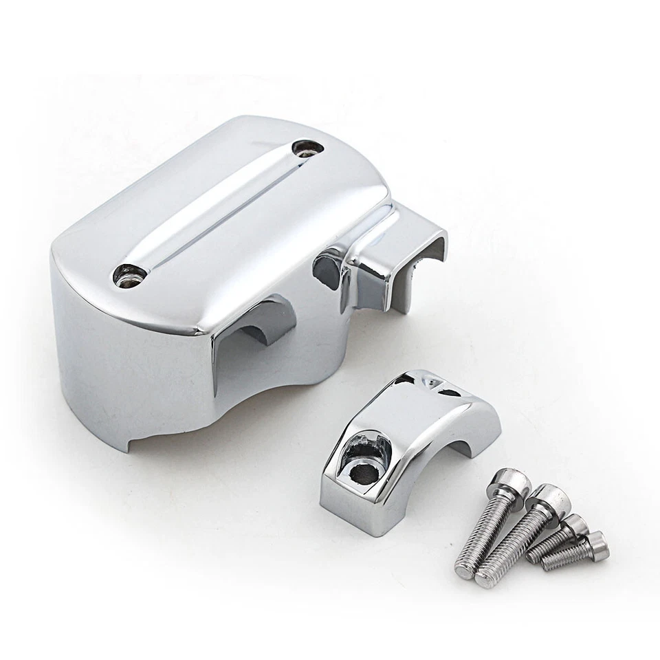 Cubierta de cilindro maestro de líquido de frenos delantero apta para Yamaha V-Star 650 950 1100 1300 Foto 4 de 4