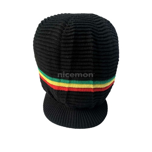 Rasta Raíces Peak Natty Dread Gorra Selassie África Reggae Jamaica Marley XL - Imagen 12 de 55