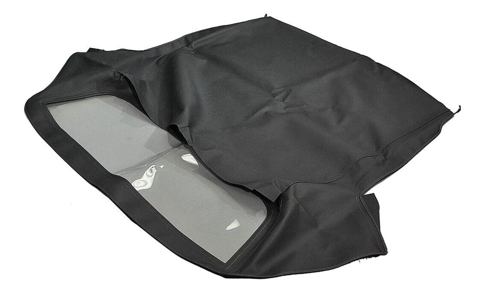 Chevy Corvette 1961-62 convertible techo blando con ventana de plástico vinilo negro Foto 2 de 2