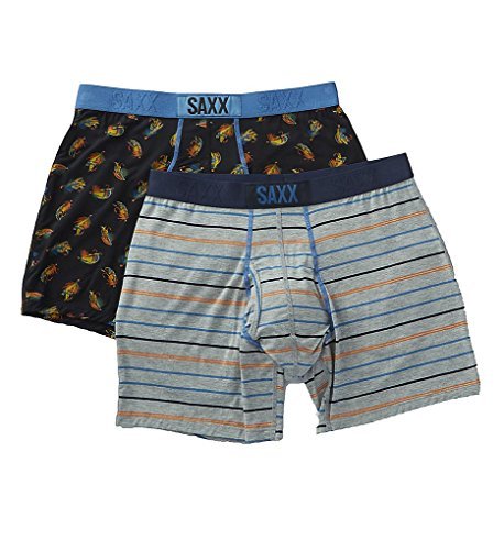 Saxx Nuovo da men Ultra Boxer Confezione da 2 Gone Pesca Nuovo con Etichetta Saxx Nuovo da men Ultra Boxer Confezione da 2 Gone Pesca Nuovo con Etichetta