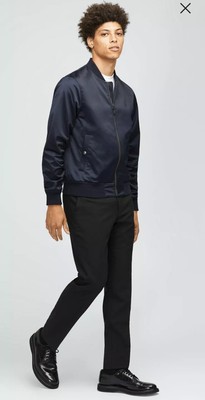 Bonobos Boulevard Slim Fit Bomber Jacket, Navy Medium MSRP $168 | eBay