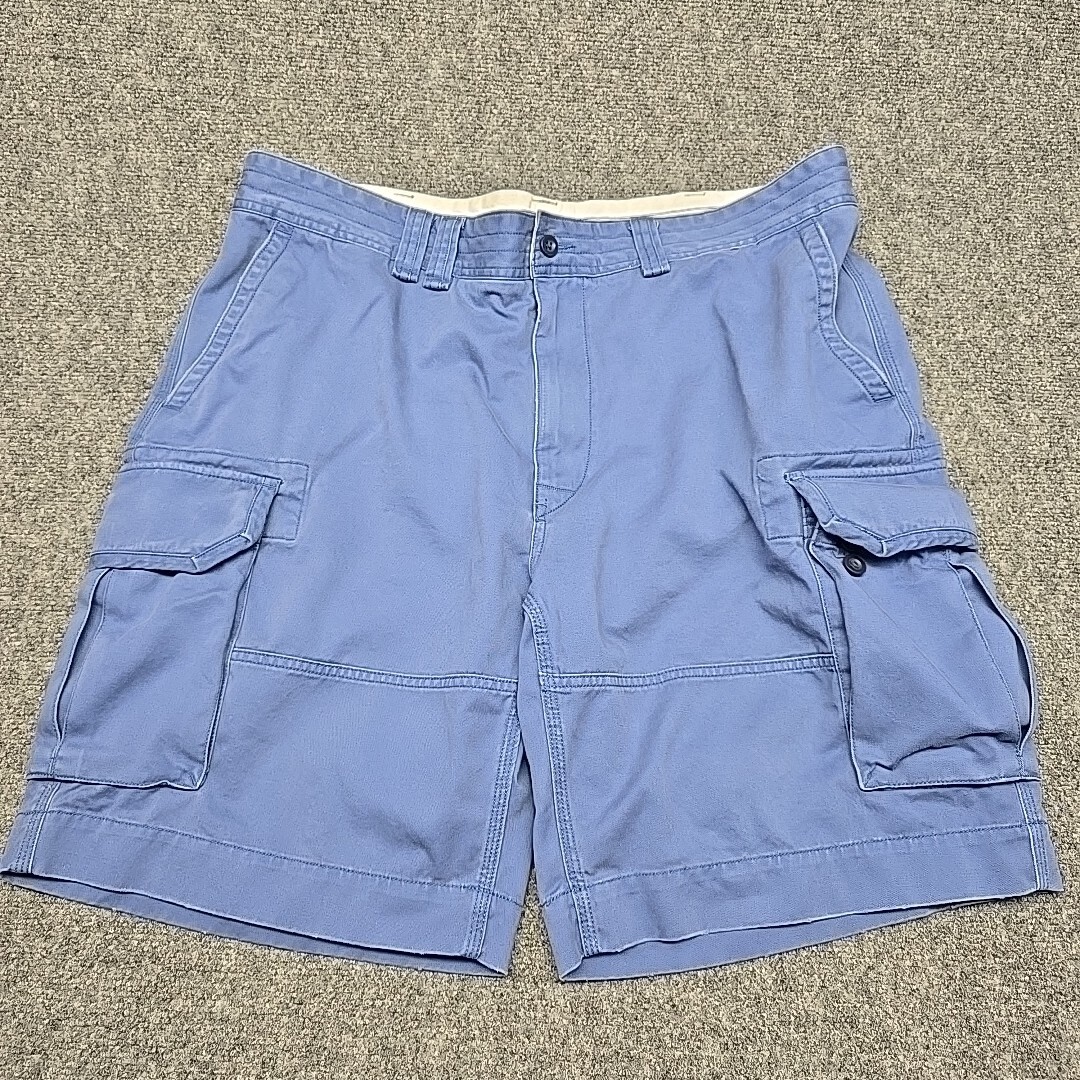 Vintage Polo Ralph Lauren Shorts Mens 42 Cargo Blue Chino Utility Outdoors