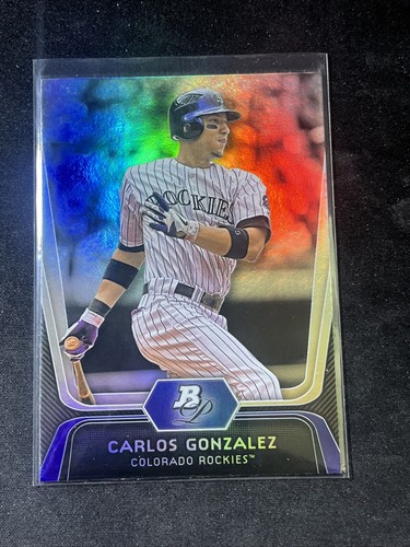 2012 Bowman Platinum - #10 Carlos Gonzalez - Picture 2 of 3