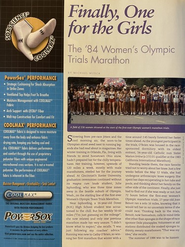 2008 Running Times Magazine April Kara Goucher, Brian Sell - Picture 6 of 24