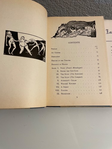 Faust by Wolfgang Von Goethe Illustrated Ed. Harry Clarke World Pub. HC/DJ - Picture 9 of 12