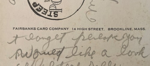 RAR! Vintage Postkarte Steep Falls Maine Bridge Street von Post Office ME - Bild 5 von 5