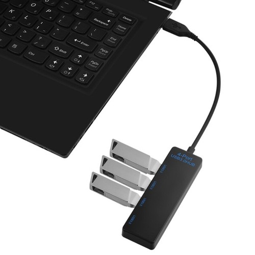 4 Port USB3.0 Hubs Fast Speed 5Gbps Type C USB Splitter Hubs PC Accessories - Afbeelding 6 van 8