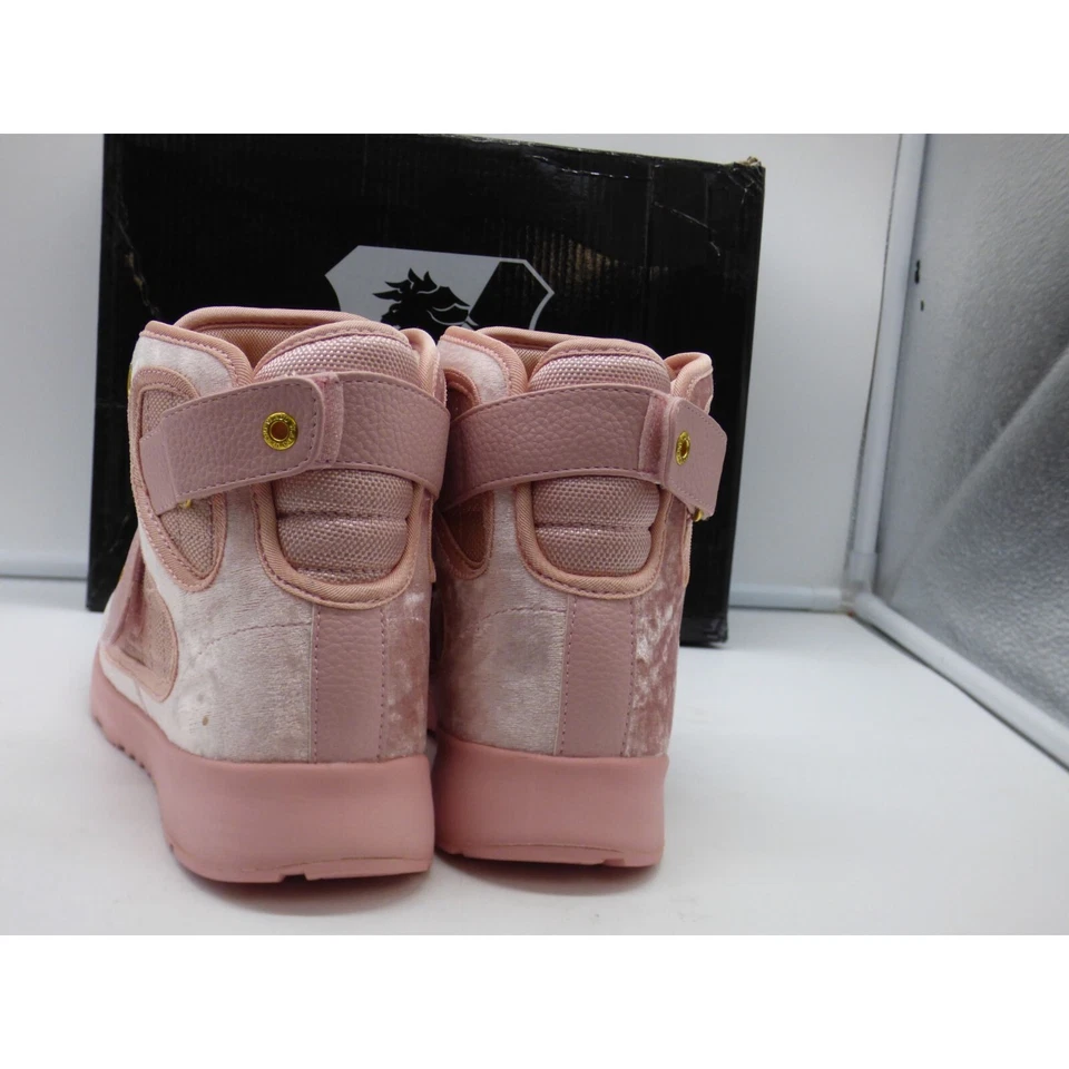 Zapatillas altas Vlado Footware Atlas III de terciopelo para mujer, rosa, talla 7 Foto 4 de 4