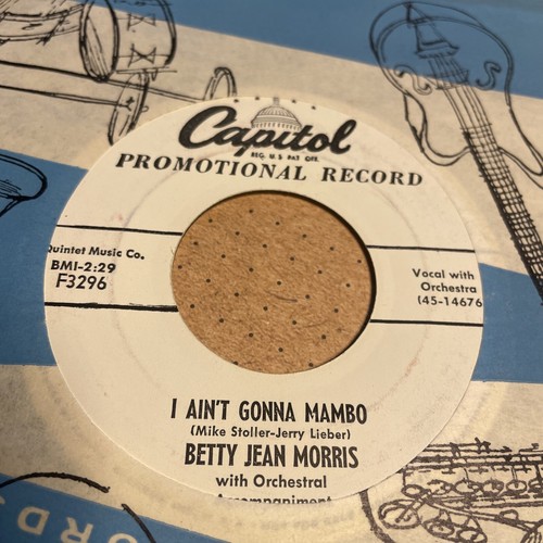 BETTY JEAN MORRIS Shack Daddy 45 rpm CAPITOL F3296 - Foto 2 di 2