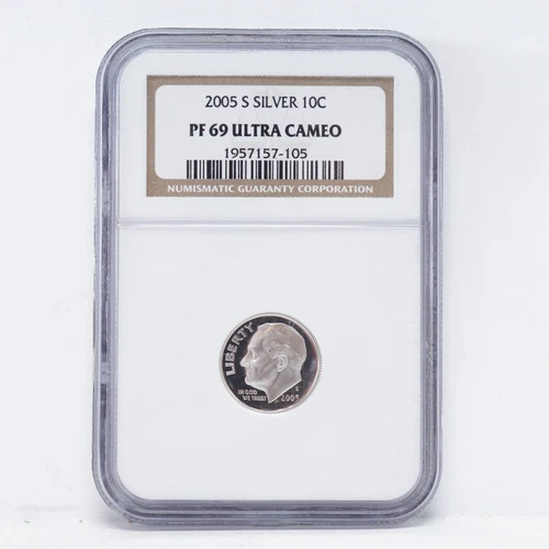 2005-S Roosevelt Silver Dime NGC PF69 Ultra Cameo (slx5198)