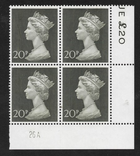 1970. SG829-831b. High Value large Machin plate blocks. MNH. MULTIPLE LISTING! - Picture 17 of 34