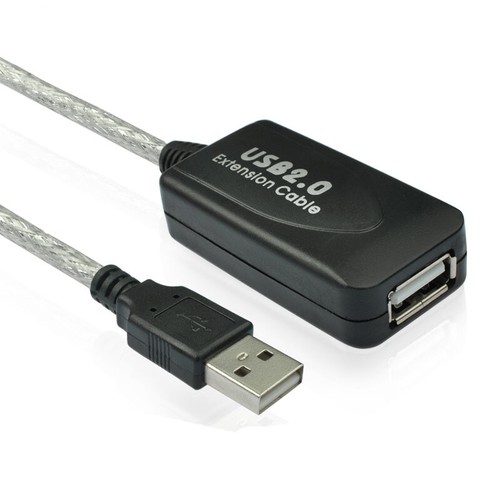 Cable de extensión USB 2.0 A-A EE. UU. con extensor de refuerzo 15 ft - Imagen 4 de 6