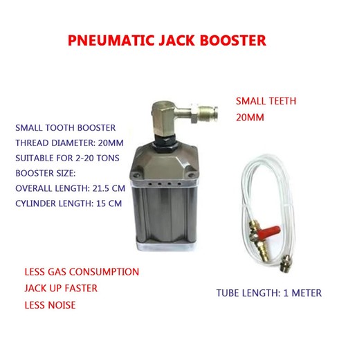 Jack idraulico portatile booster pneumatico verticale 20-100 tonnellate - Foto 17 di 17
