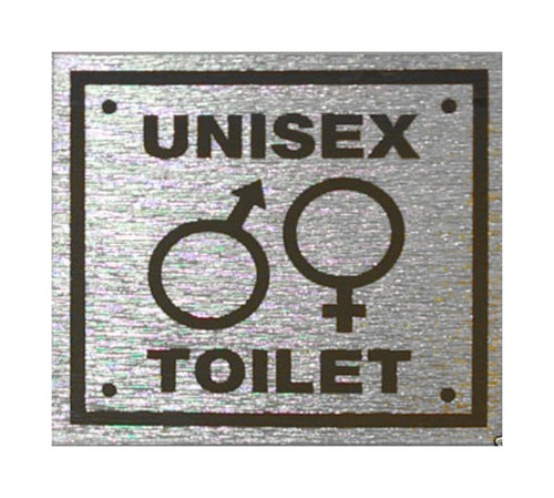 Toilet Signs Easy Peel & Stick to UPVC - Wood etc Waterproof Long lasting - Picture 18 of 22
