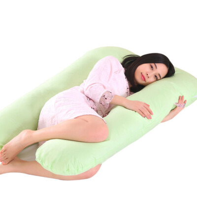 Gray Full Body Bolster Cover Maternity Pregnancy Pillow Zip Pillowcase 145cm