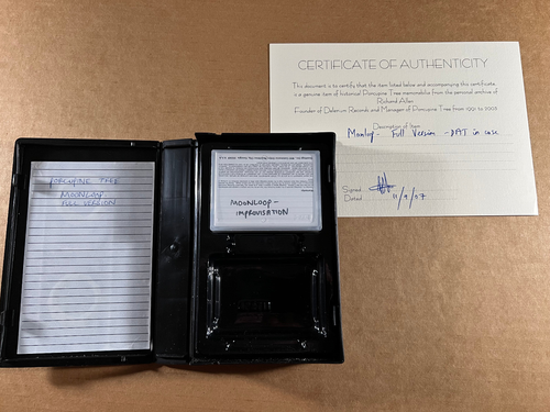 PORCUPINE TREE - Moonloop (Full Version) - Production Master Tape - OOAK