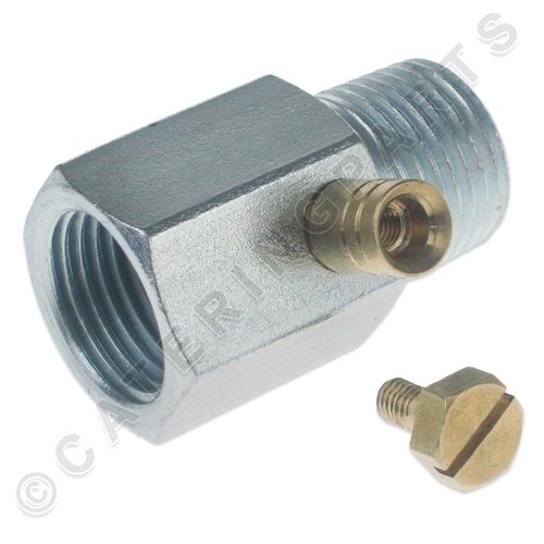 TPIECE TEST NIPPLE GAS PIPE PRESSURE TESTING POINT 1/2" BSP MALE x