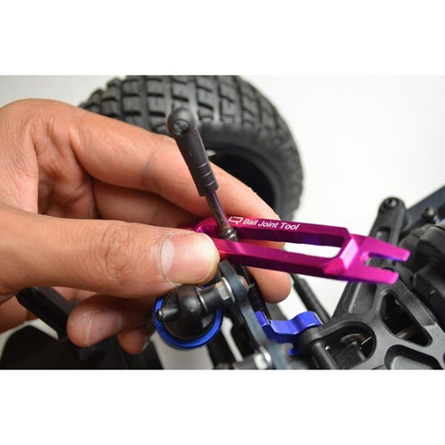 Llave y removedor de herramientas de rótula de aluminio de carreras para coche de radiocontrol 4/4,8/5,8 - Reino Unido - Imagen 2 de 5