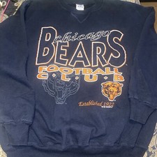 Vintage Salem 1993 Chicago Bears Sweatshirt Crewneck Size: L Large USA