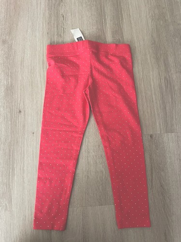 Gap Girls Leggings Pink with metallic spots NWT - Picture 2 of 5