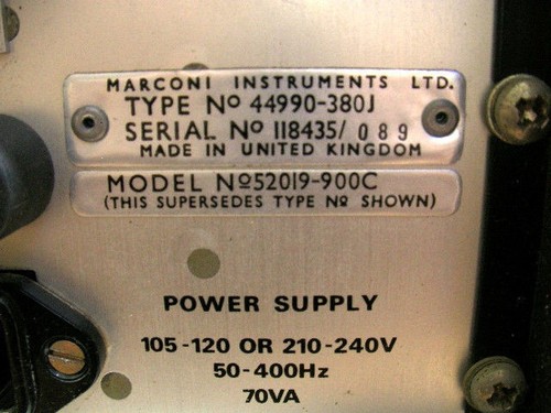 Marconi 2019 80kHz-1080MHz Signalgenerator - Bild 7 von 7