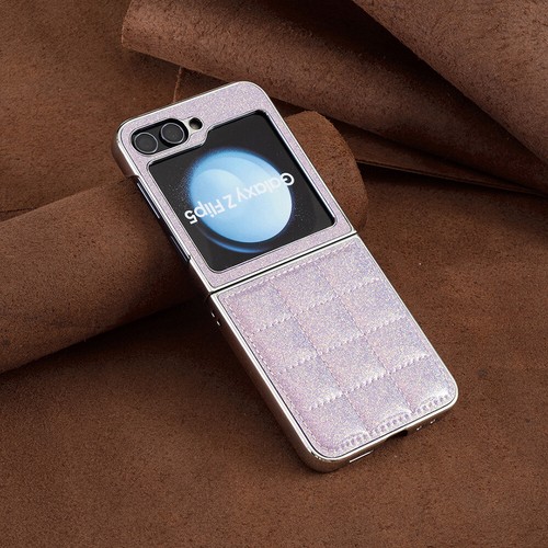 Shockproof Phone case cover luxury Leather New For Samsung Galaxy Z Flip 3 4 5 6 - Picture 12 of 93