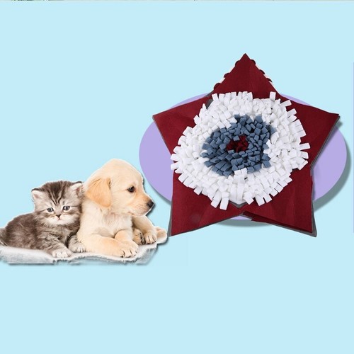 Pet Dog Snuffle Mat Nose Smell Training Blanket Sniffing Pad Slow Feeding Bowl - 第 5/8 張圖片
