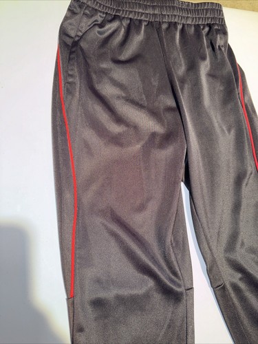 NWT Boys Tek Gear Tricot Jogger Pants Black/Red, Size Small 8 - Picture 2 of 6