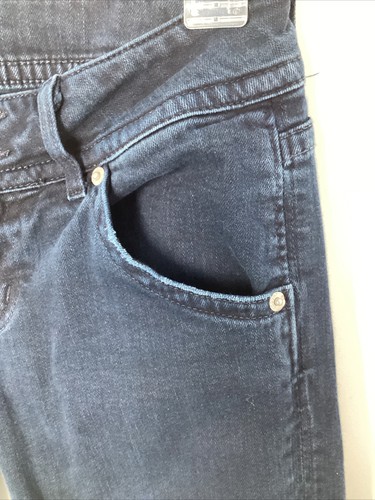 Hudson Dark Wash Signature Bootcut Size 25 (32”inseam) 5pocket Double Button - Picture 9 of 12