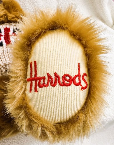 Harrods Vintage 2002 Knightsbridge Union Jack Sweater Teddy Bear Toy New Rare - Picture 3 of 12