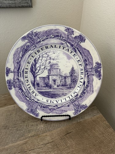 Wedgwood Williams College Dinner Plate Purple White The Old Conservatory