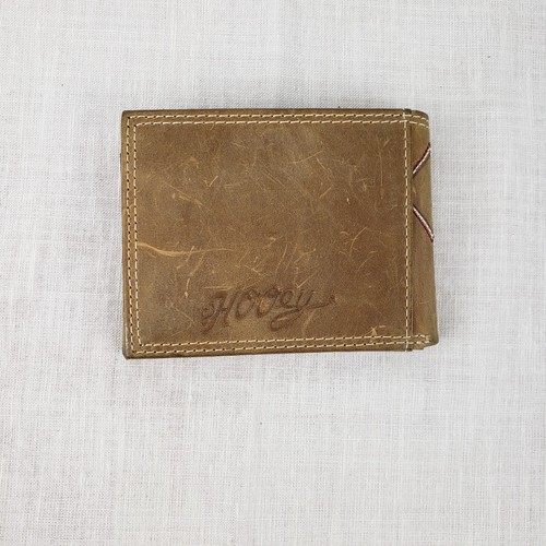 Hooey bestickte Bi-Fold Geldbörse braun Leder Herren Western - Bild 3 von 7