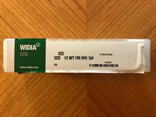 Widia GTD Tap Pipe 5320 16222 1/2 NPT NEW