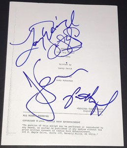 JERRY-SEINFELD-LARRY-DAVID-JASON-JULIA-CAST-SIGNED-AUTOGRAPH-BIG-SALAD-EP-SCRIPT