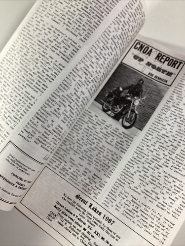 Norton Motorcycles News 1987 USA Owners Shop Ads Fowler UK Loudon NH - Picture 9 of 24