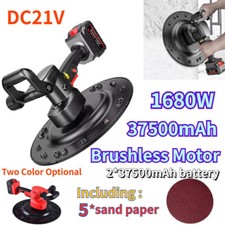 2*Battery Concrete Mortar Brushless Polishings Wall Smooth Machine Trowel Mason