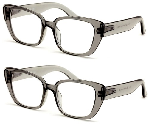 2 Paar Lesebrillen Damen Übergröße transparent - Federscharnierleser 7024 - Bild 15 von 20