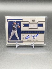 2023 Panini National Treasures George Valera TMS-GV Treasured Patch Auto /99