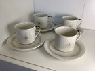 Royal Doulton. Morning Star. Fine China. Four teacups and saucers.