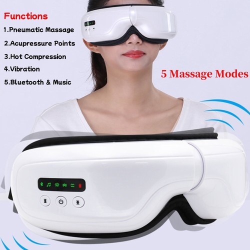 Eye Massager with Heat and Vibration Compression Rechargeable Bluetooth Music - Picture 6 of 15