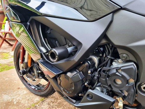 Protezioni telaio bobine antiurto Kawasaki Ninja 1000SX 1100SX R SE 2020 - 2026 MGS - Foto 4 di 9