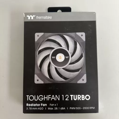 Thermaltake TOUGHFAN 12 Turbo 120mm Case Fan - Black