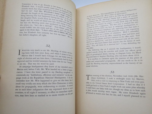LA FILLE DU PRÉSIDENT par Britton, Nan 1927 première édition première impression officiel