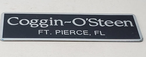 Coggin O'Steen Ft. Pierce FL Auto Car  Dealer Tin Emblem Badge VTG -GL443 - Bild 3 von 3