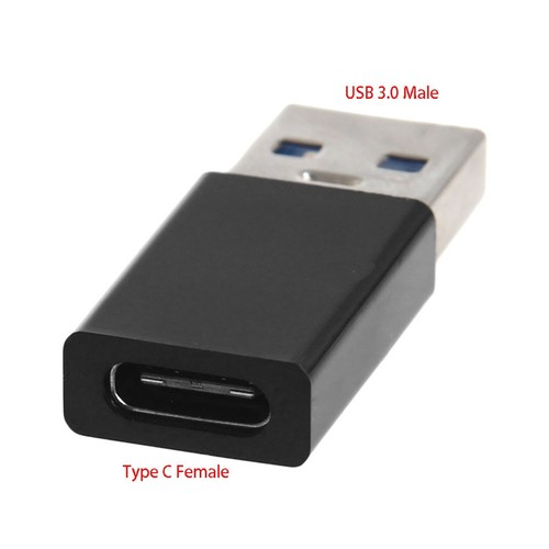 2Pcs USB-C Type C Female to Type A USB 3.0 Male Converter Connector Adapter - Picture 2 of 5