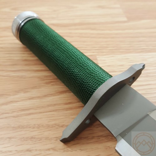 Rambo First Blood Fixed Knife 9" Stainless Steel Blade Wrapped / Nylon Handle - Picture 7 of 12