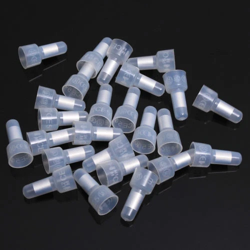 1000 件装 16-14 规格透明封闭端压接帽线 UL 认证  — 第 3/4 张图片