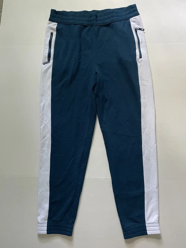 fabletics colorblock terry cloth cozy elastic waist sweatpants