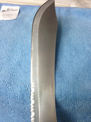 HUNTING KNIFE/HATCHET WITH SUREGRIP HANDLE (8" BLADE) FIXED BLADE - Picture 2 of 6