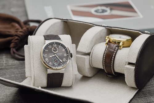 Watch Travel Case Leather Watch Case For Men Travel Watch Roll Case (VARIATIONS) - Picture 320 of 440